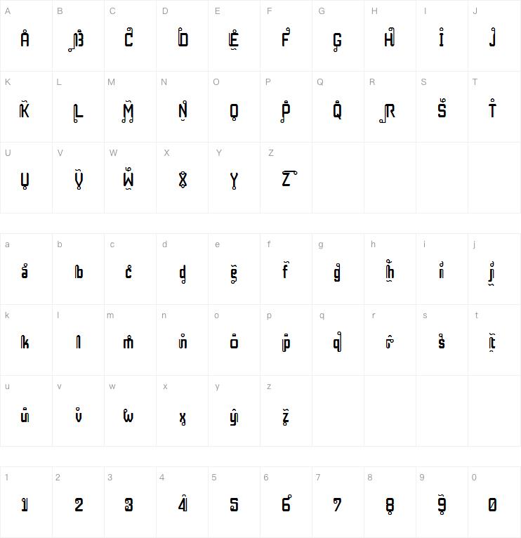 Rest in Phuket字体