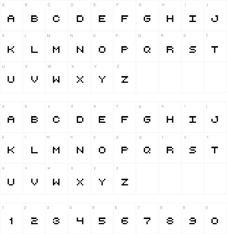Retro Computer字体