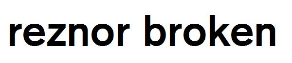 Reznor Broken