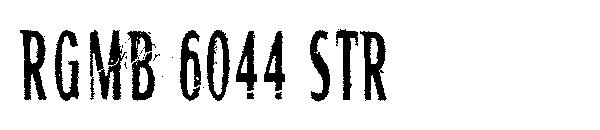 RGMB 6044 Str字体