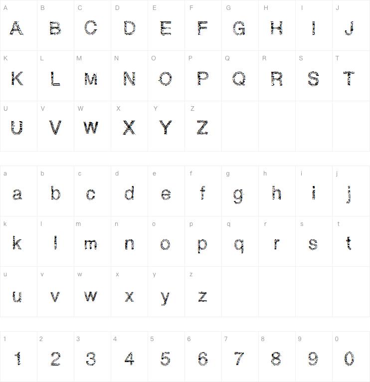 RH Sketchy Bastard字体