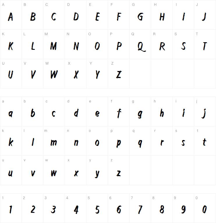 Right to remain silent字体