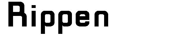 Rippen字体