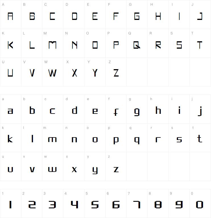 Rivesquare字体