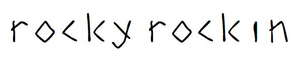 rocky rockin字体