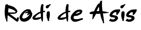Rodi de Asis字体