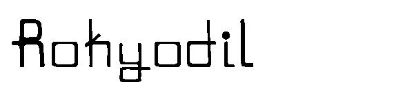 Rokyodil字体