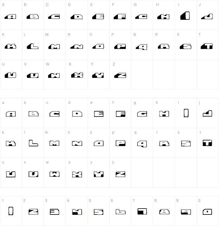 Rollover字体