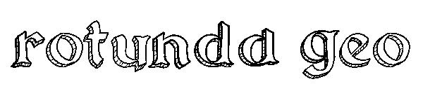Rotunda Geo字体