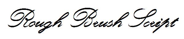 Rough Brush Script