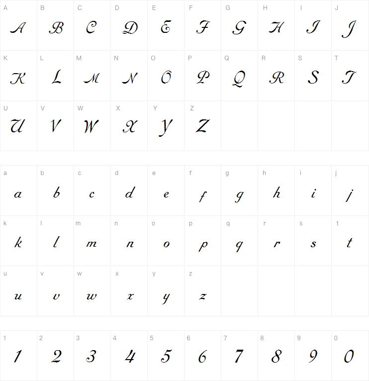RoundHand Free字体