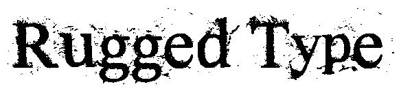 Rugged Type字体