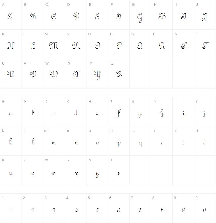 Rundschrift CAT字体