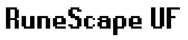 RuneScape UF字体