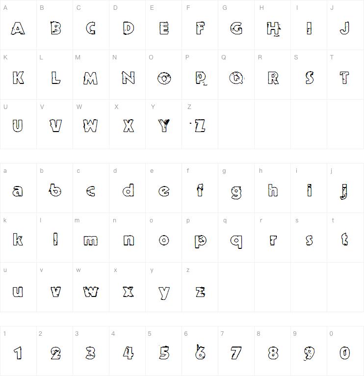 Ruoste字体