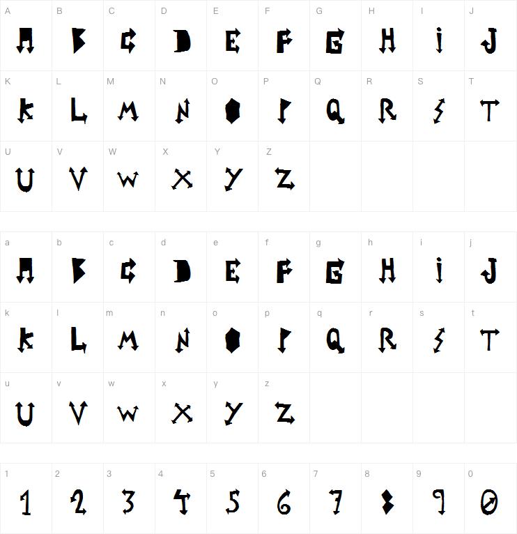 Rustic Heavy Metal字体