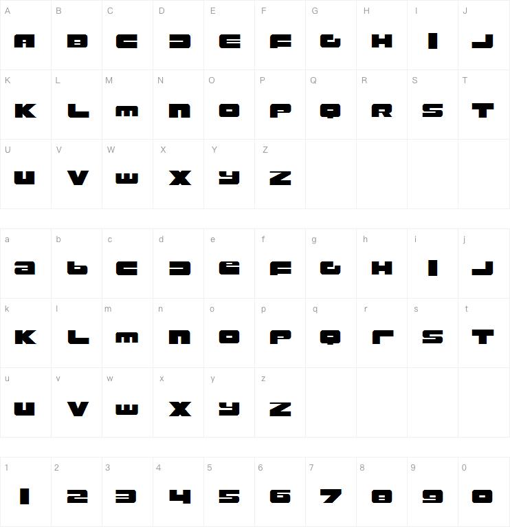 Rustproof Body字体