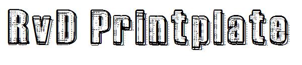 RvD Printplate