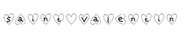 Saint Valentin字体