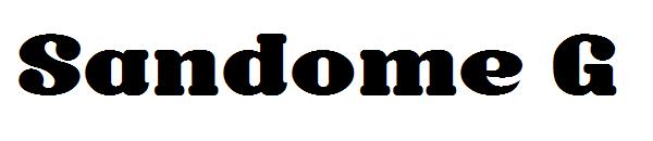 Sandome G字体