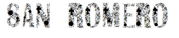 San Romero字体