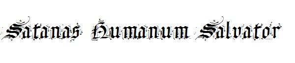 Satanas Humanum Salvator