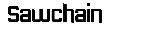 Sawchain字体