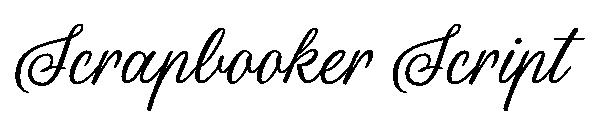 Scrapbooker Script字体