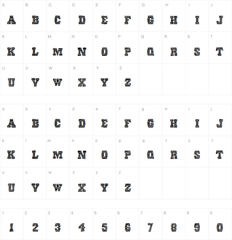 Screen Door字体