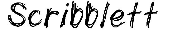 Scribblett字体