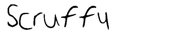 Scruffy字体