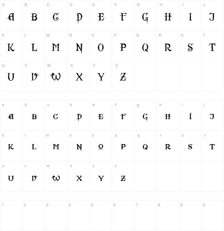 Scurlock字体
