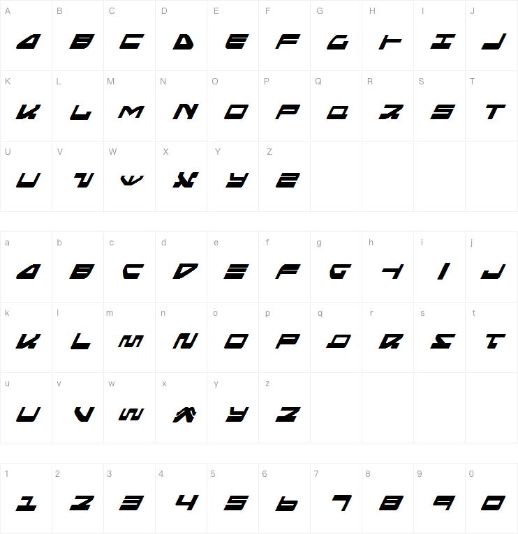 Searider Falcon字体
