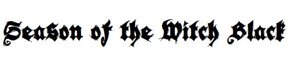 Season of the Witch Black字体