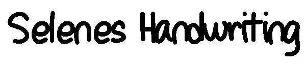 Selenes Handwriting