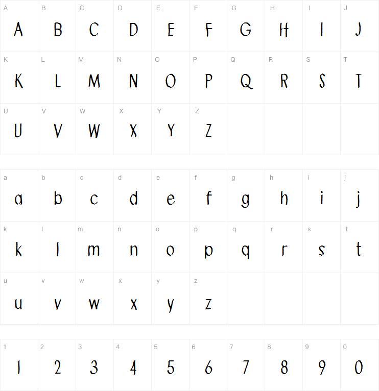 Send me a postcard字体