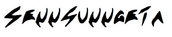 Sennsunngeta字体