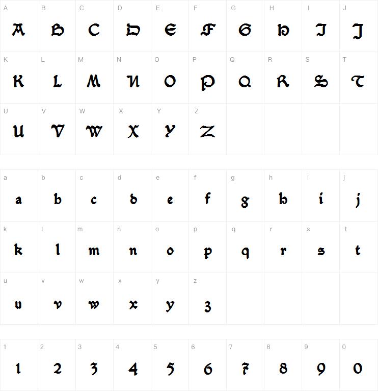 Serpentis Black字体