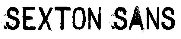 Sexton Sans字体