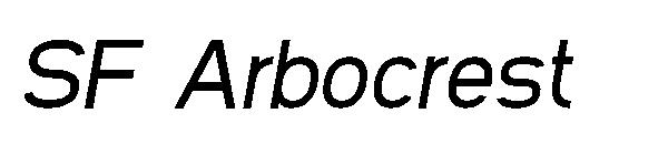 SF Arbocrest字体
