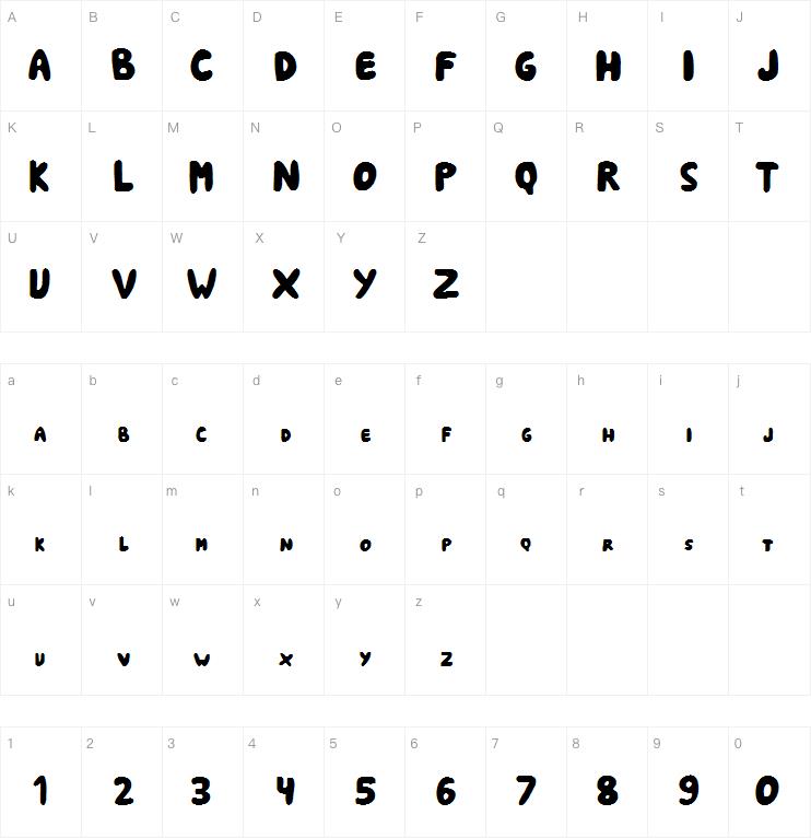Shark Soft Bites字体
