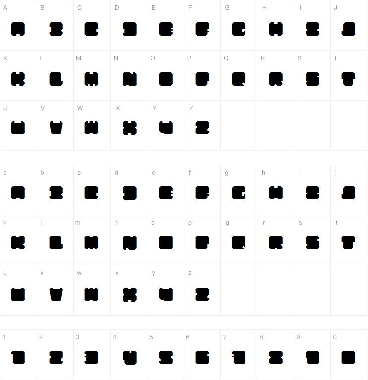SHD TechnoType字体