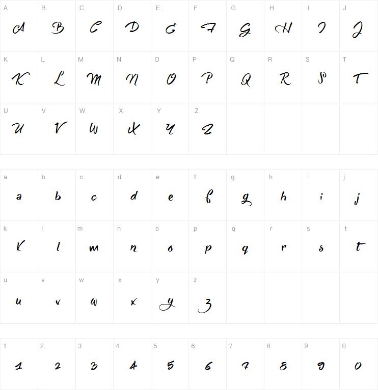 She Always Walks Alone字体