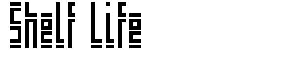 Shelf Life字体