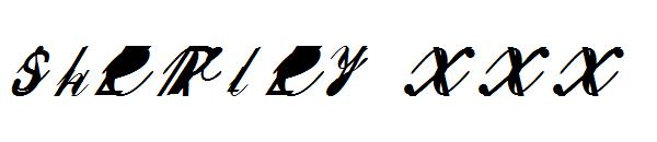 Sherley XXX字体