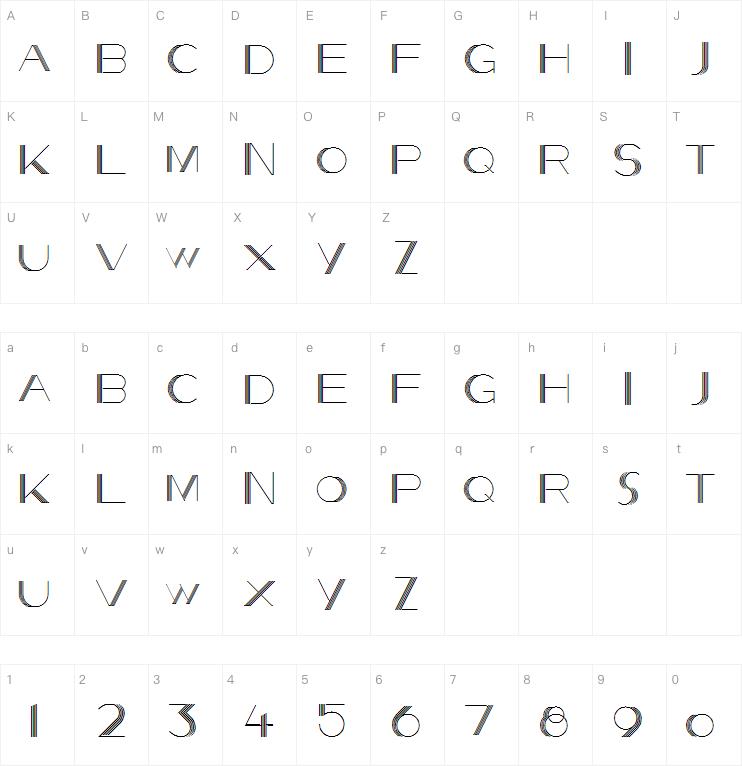 She Stole the Night字体