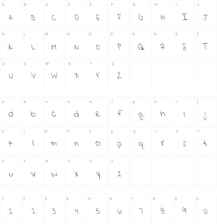 Shining Like Stars字体