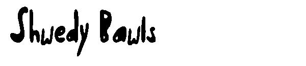 Shwedy Bawls字体