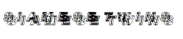 Siamese Twins字体