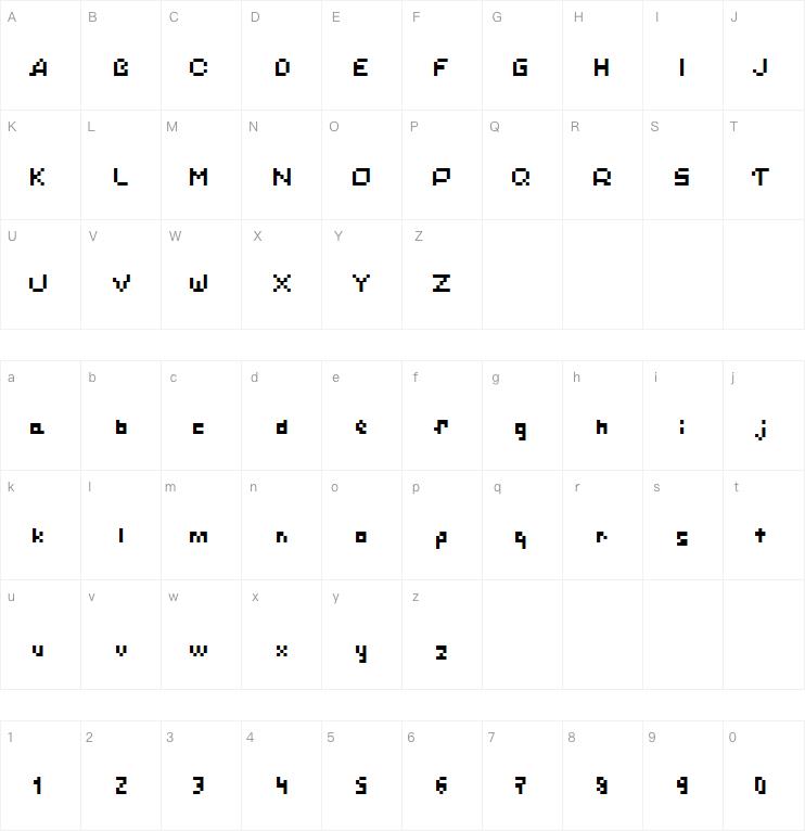 Simple Pixels字体